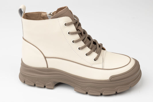 Gheata Dama Piele Naturala FRANCO GERARDO Sport 6575 Bej