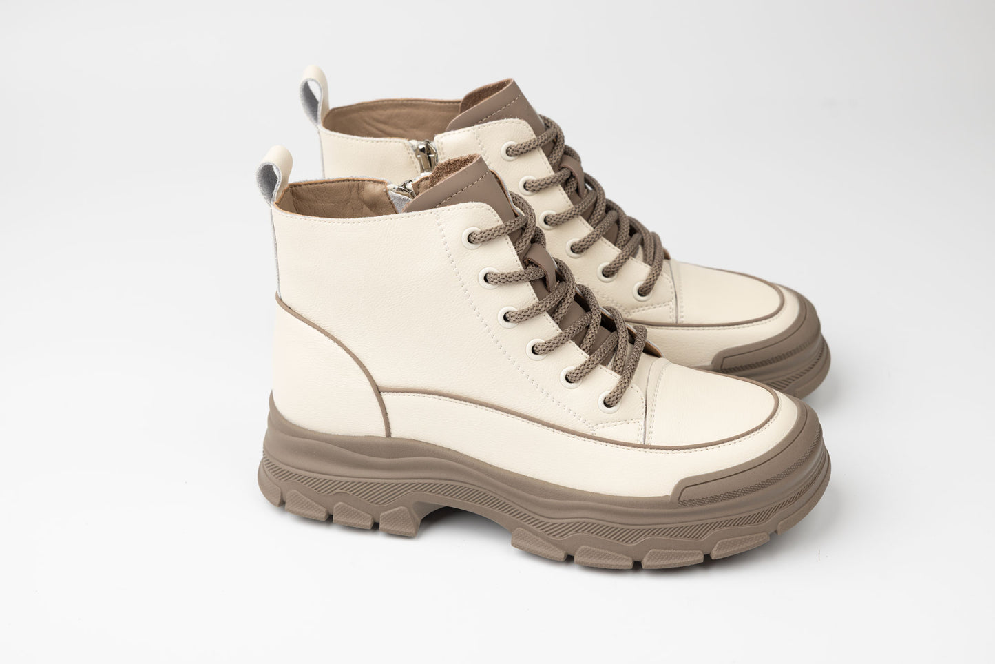 Gheata Dama Piele Naturala FRANCO GERARDO Sport 6575 Bej