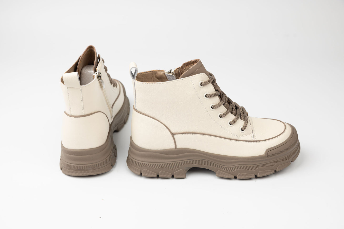 Gheata Dama Piele Naturala FRANCO GERARDO Sport 6575 Bej