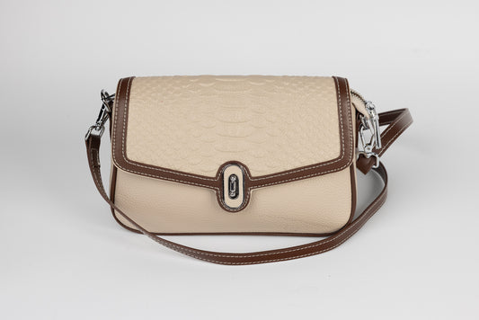 Geanta dama piele naturala FENIX FASHION 44 Apricot