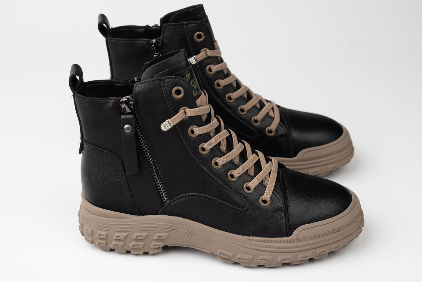 Women's casual boots made of genuine leather FRANCO GERARDO 1292 Box black