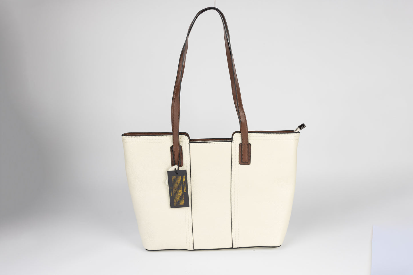 Women's genuine leather bag FENIX FASHION 66 Cream