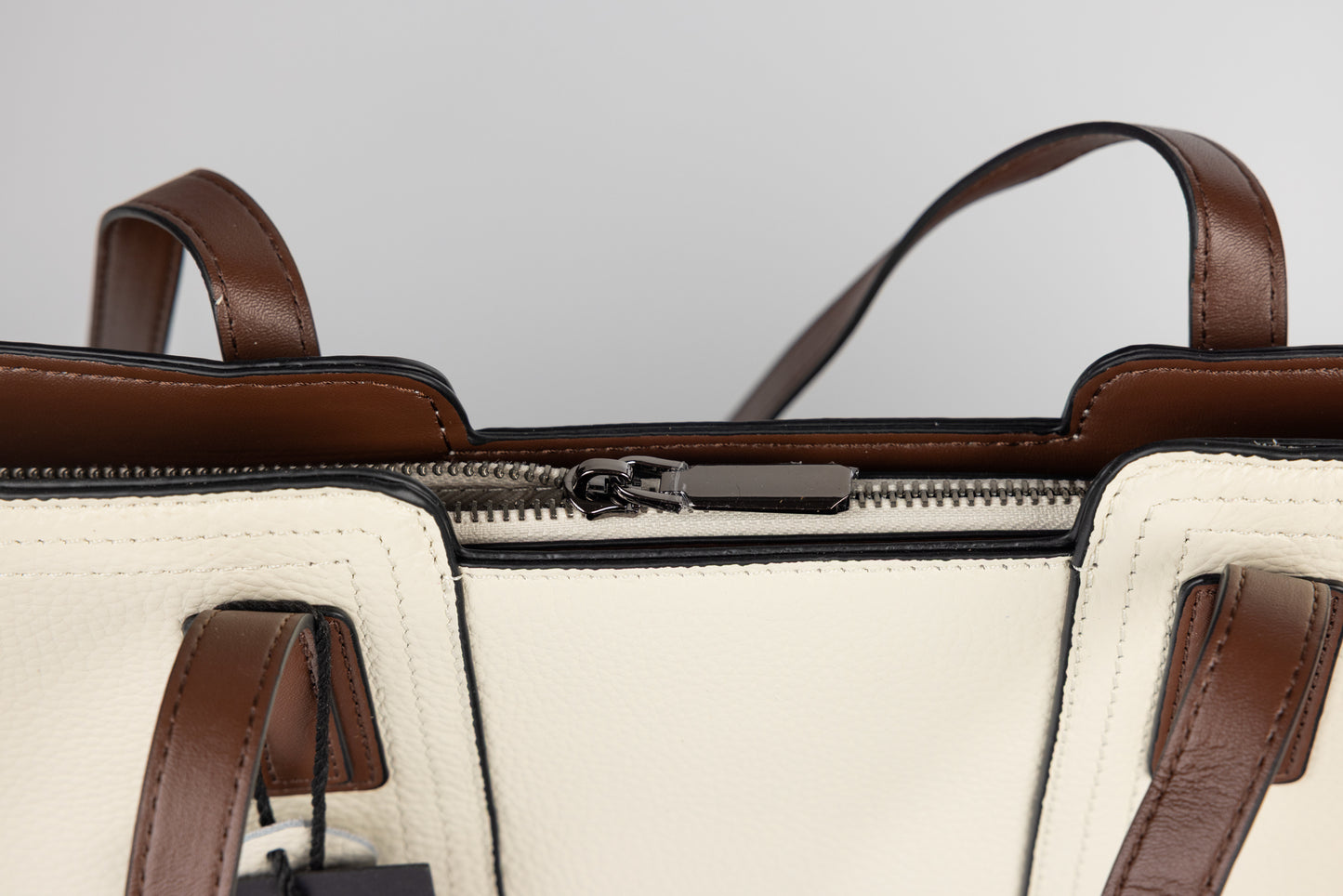 Women's genuine leather bag FENIX FASHION 66 Cream