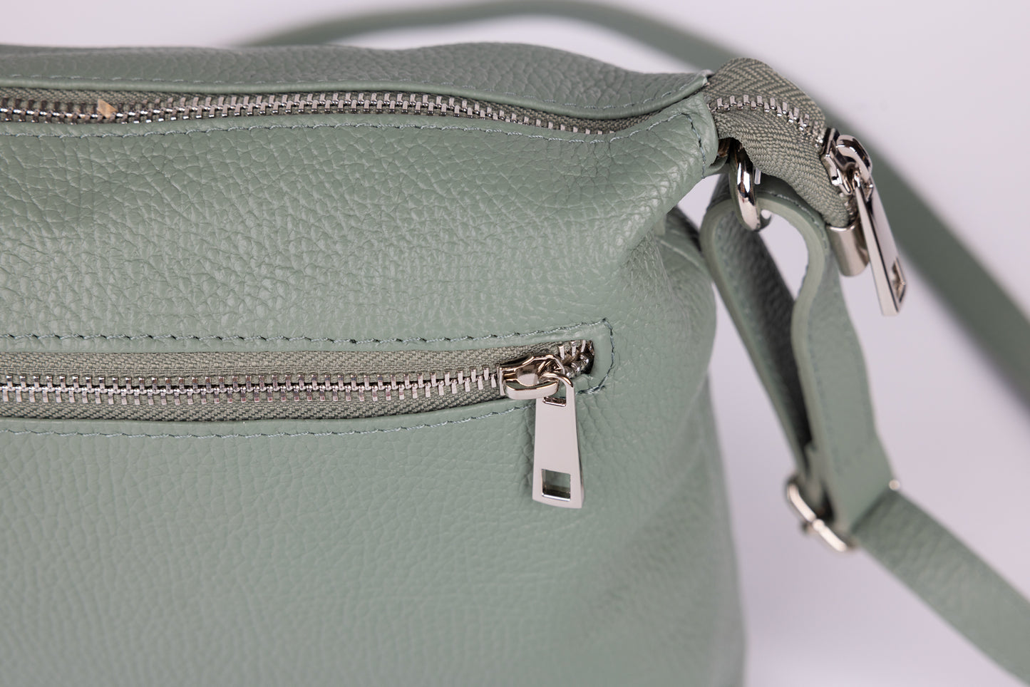 Women's genuine leather bag FENIX FASHION 2026 Blue