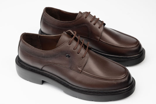 Pantofi bărbați piele naturală JAGULEP 042 Maro