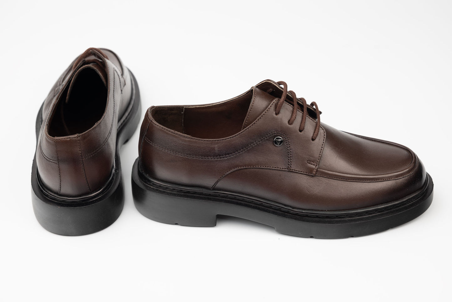 Pantofi bărbați piele naturală JAGULEP 042 Maro