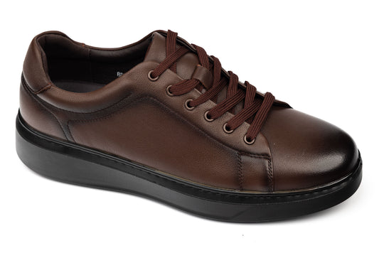 Pantofi bărbați piele naturală JOHAN SPORT 136-27 Maro