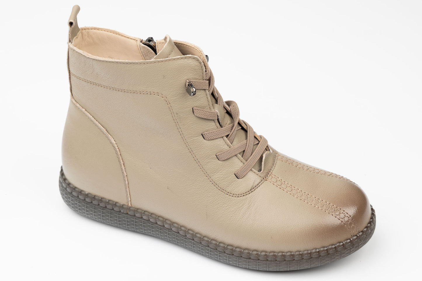 Ghete damă piele naturală BETINA 20320-5 Taupe