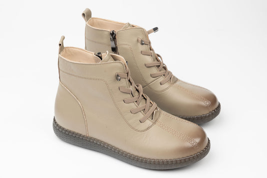 Ghete damă piele naturală BETINA 20320-5 Taupe