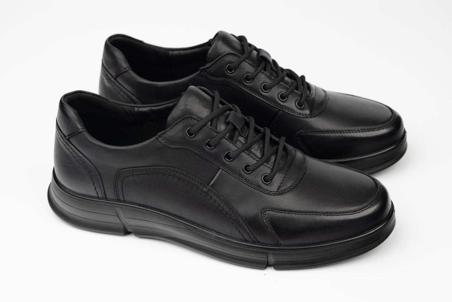 Pantofi bărbați piele naturală JOHAN 2505 N box