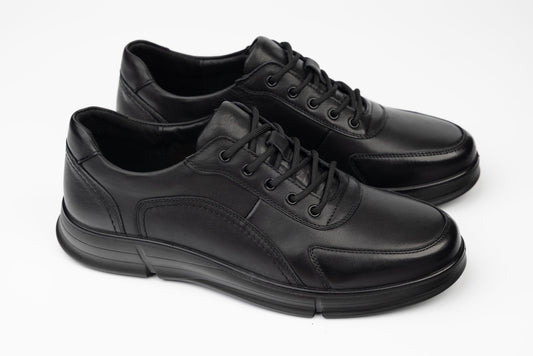 Pantofi bărbați piele naturală JOHAN 2505 N box