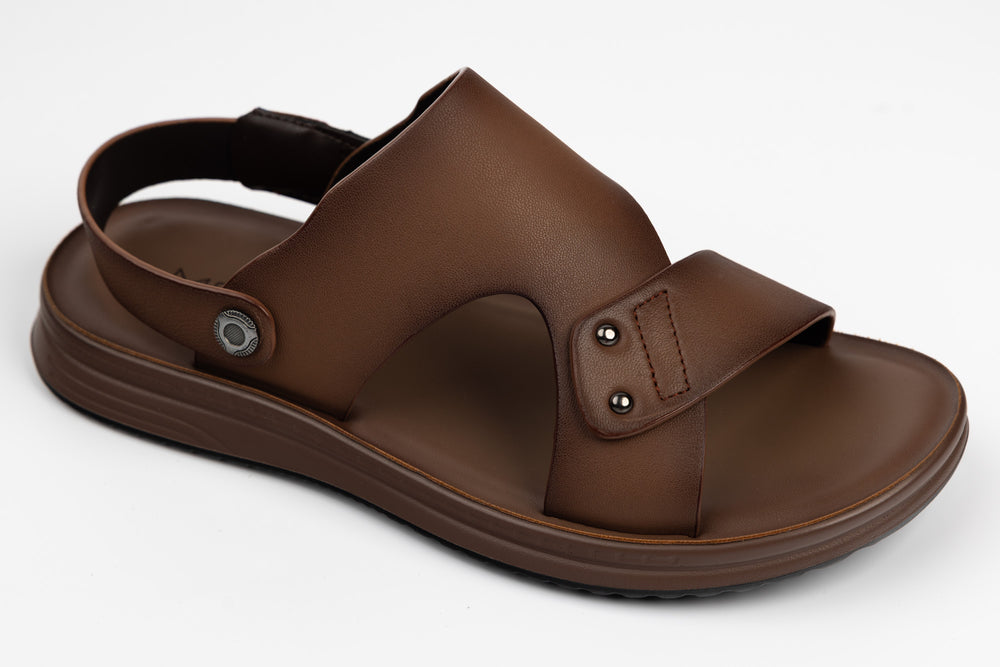 Sandale barbati piele naturala MELS 3515 Maro mic 37-40