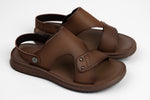 Sandale barbati piele naturala MELS 3515 Maro mic 37-40