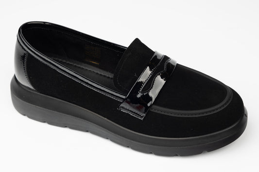 Pantofi damă piele naturală întoarsă FORMAZIONE 5272 N vel