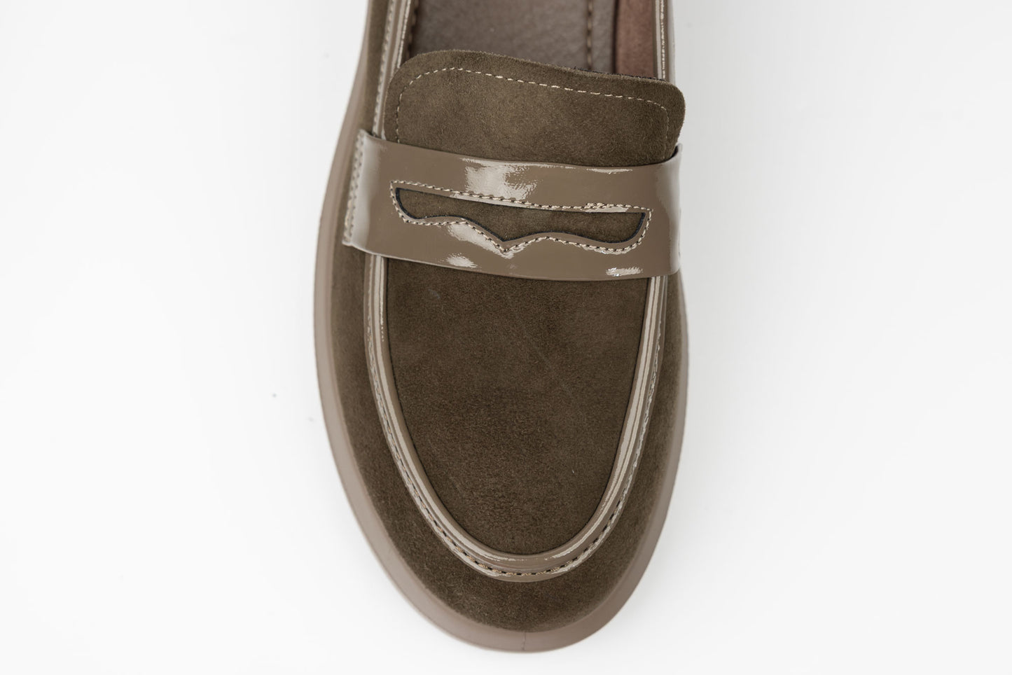 Pantofi damă piele naturală întoarsă FORMAZIONE 5272 verde vel