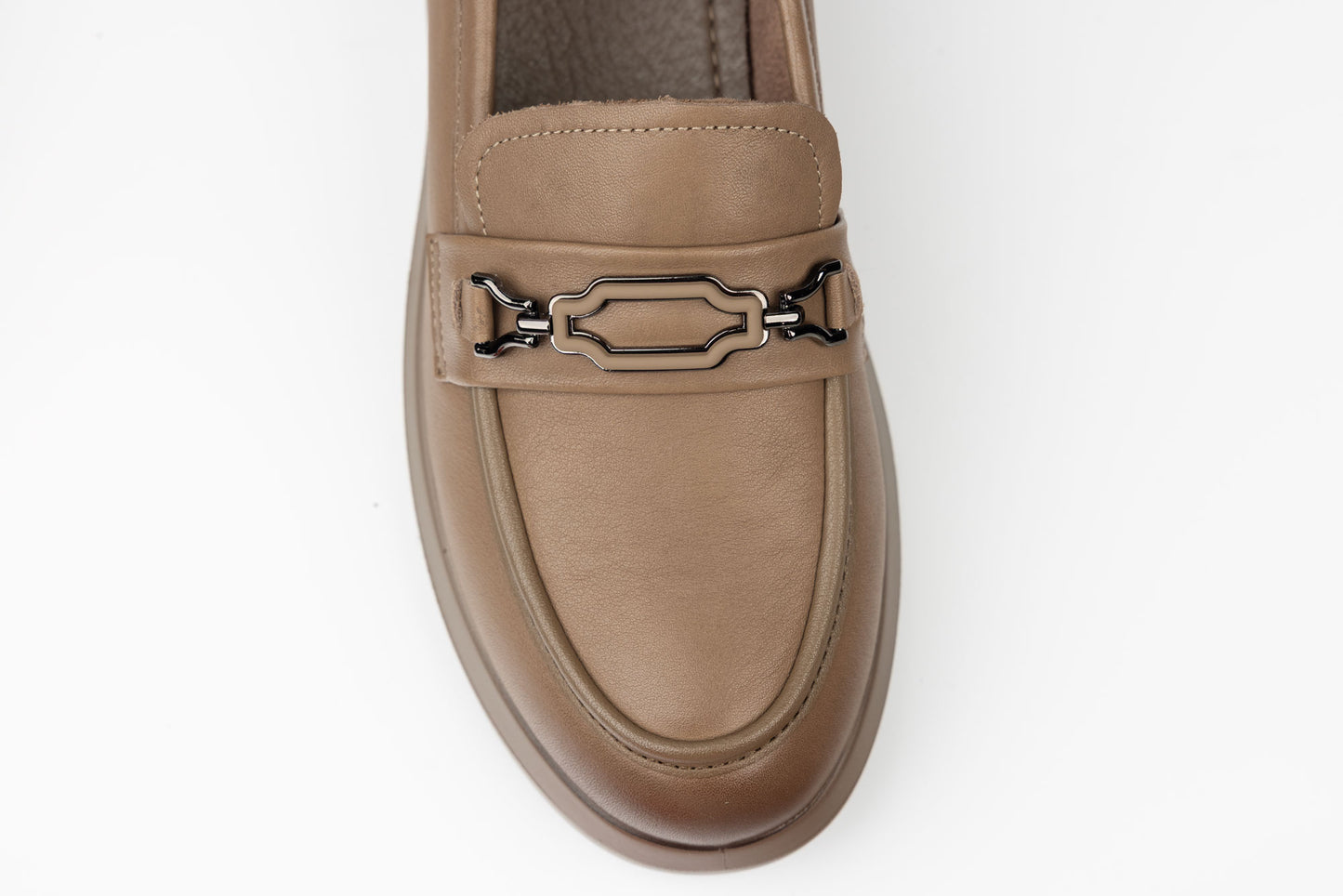 Pantofi damă piele naturală FORMAZIONE 527501 khaki