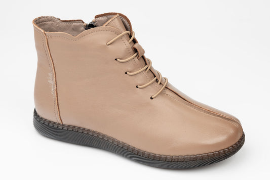 Ghete dama casual piele naturala FORMAZIONE 9580 Apricot
