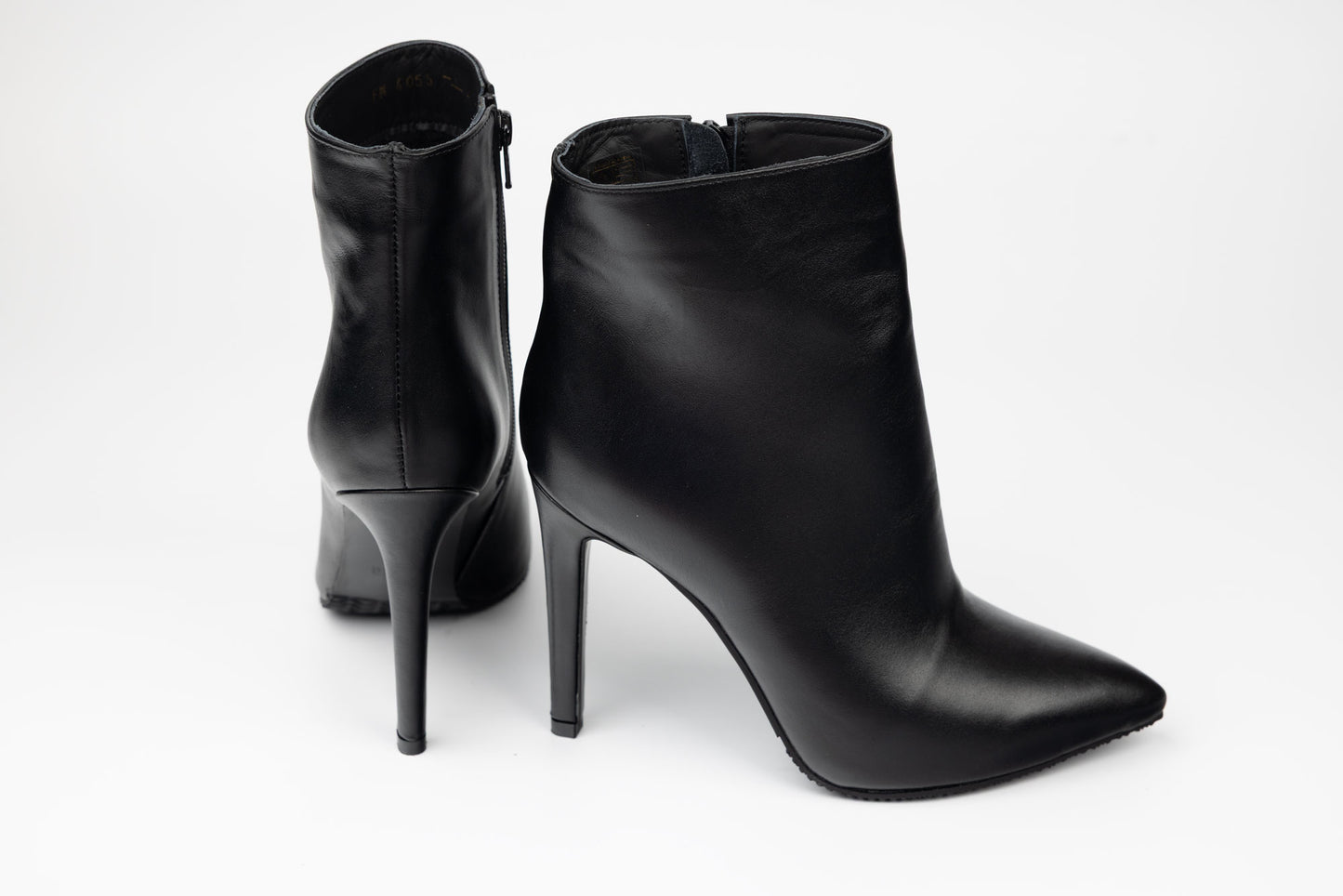 Ghete dama piele naturală elegante PERLA 4055 N box