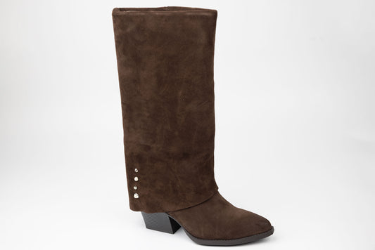 Cizme damă piele naturală ANNA VIOTI 2380-32 Maro velur