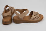 Sandale dama piele naturala FORMAZIONE 33177 Apricot