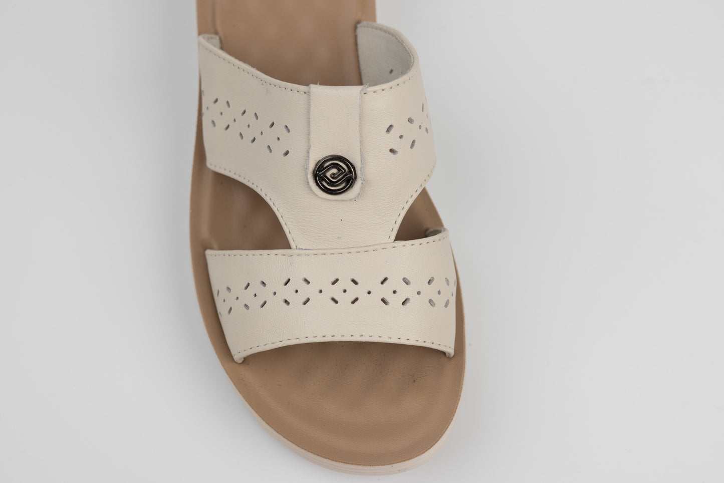 Saboti dama piele naturală FORMAZIONE 71-22 Crem