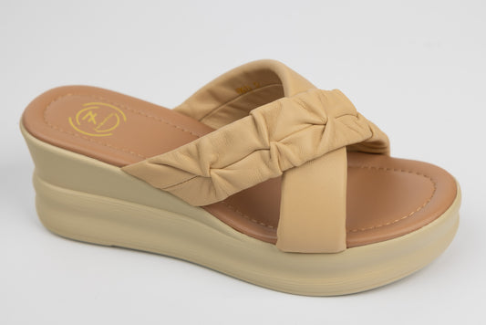 Saboti dama piele naturală FORMAZIONE 49011 Galben