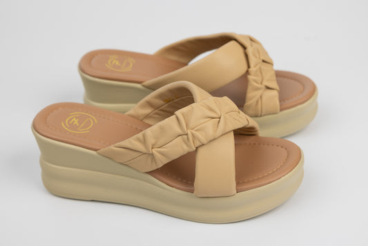 Saboti dama piele naturală FORMAZIONE 49011 Galben