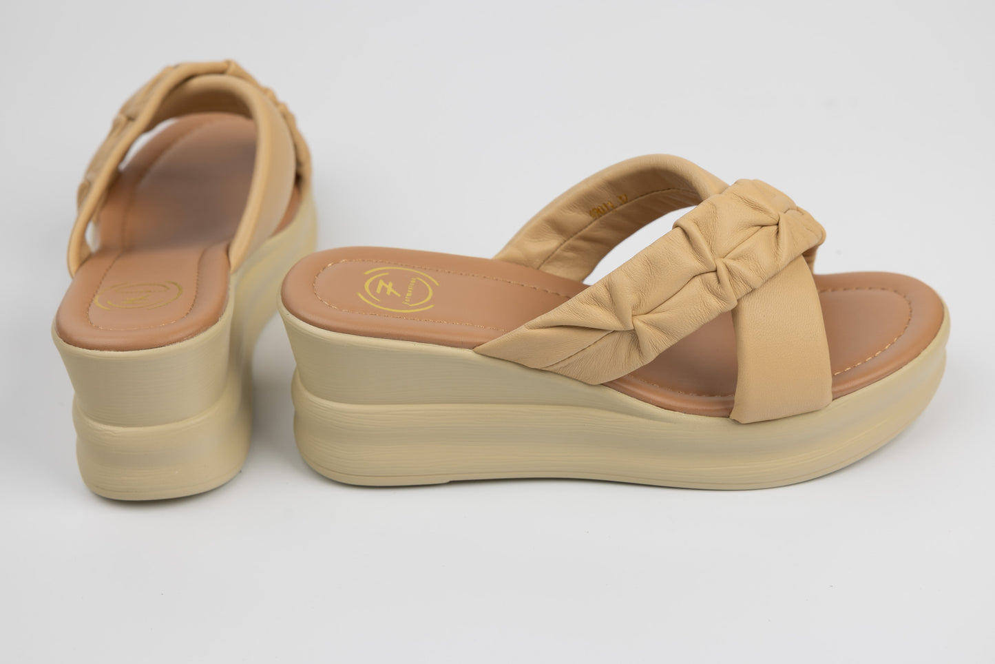 Saboti dama piele naturală FORMAZIONE 49011 Galben