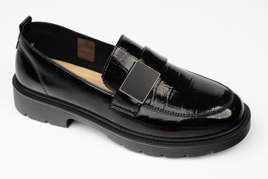 Pantofi damă piele naturală BETINA 0913 N lac