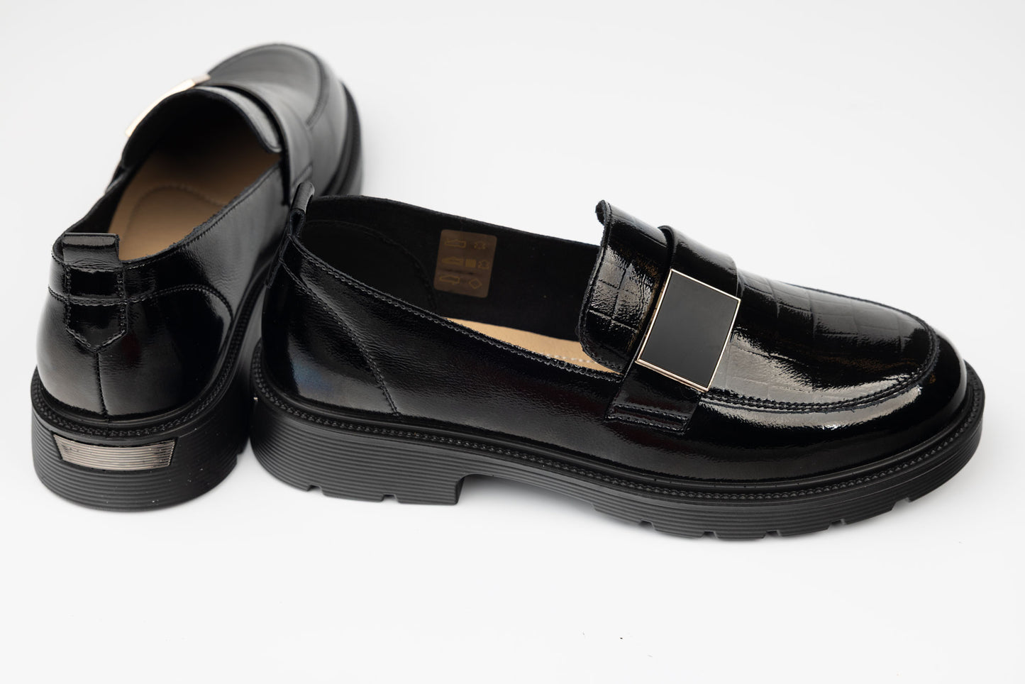 Pantofi damă piele naturală BETINA 0913 N lac