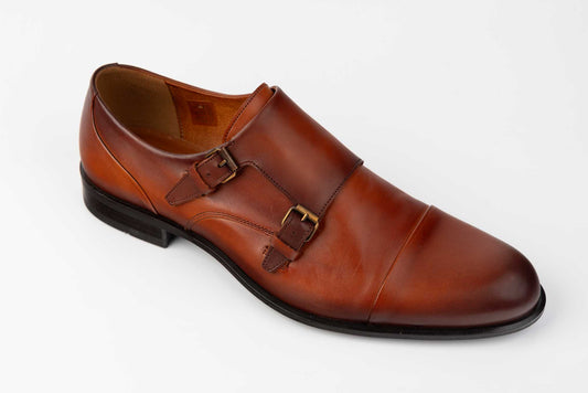Pantofi barbati piele naturala CONHPOL 5099 Maro