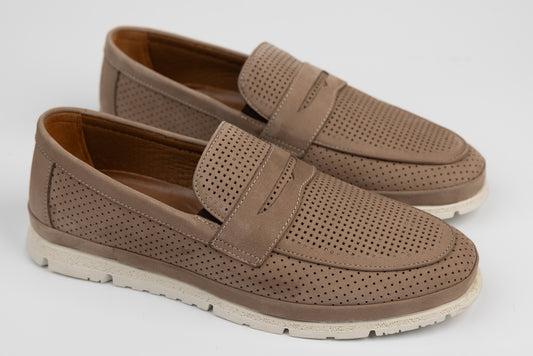Pantofi piele naturală GORETTI 223 Maro
