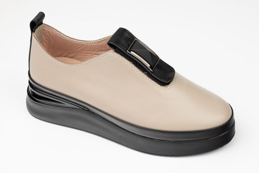 Pantofi damă piele naturală DOGATI 4426 Vizon