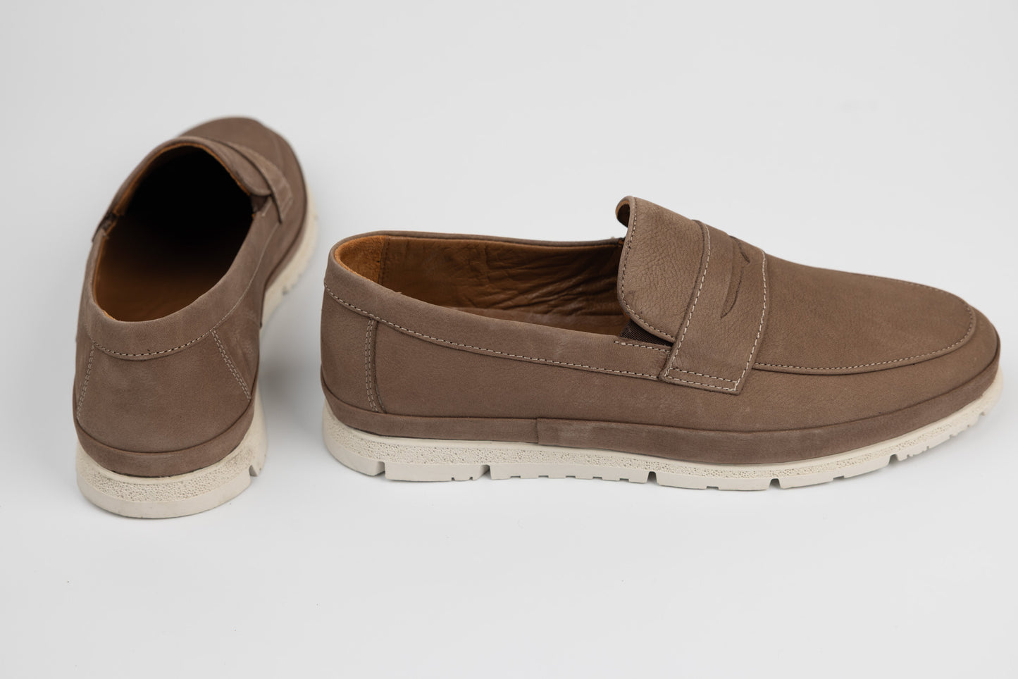 Genuine leather shoes GORETTI 224 Brown kum