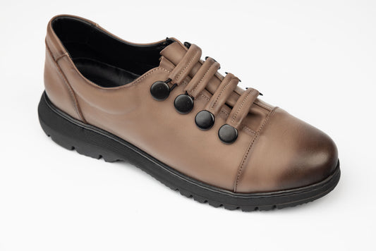 Pantofi damă piele naturală DOGATI 5295 Maro