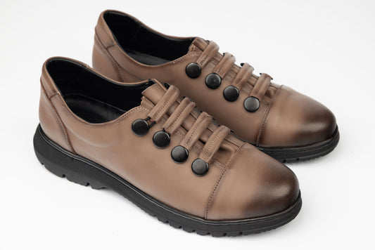 Pantofi damă piele naturală DOGATI 5295 Maro