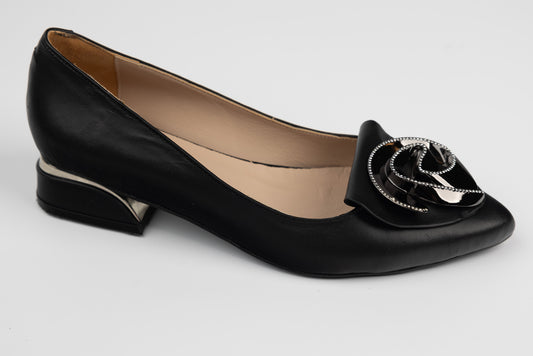 Pantofi dama piele naturală LSD 5000 Negru