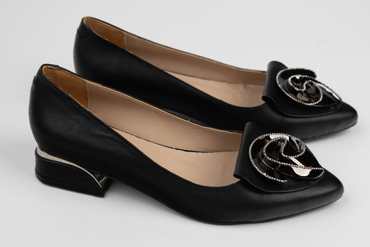 Pantofi dama piele naturală LSD 5000 Negru