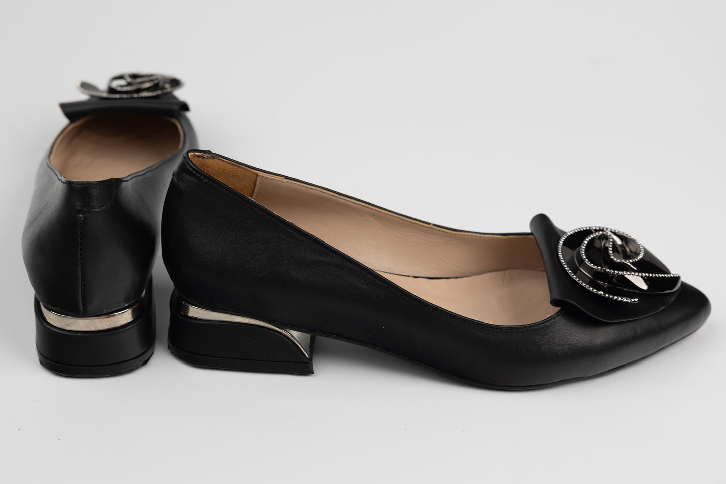 Pantofi dama piele naturală LSD 5000 Negru