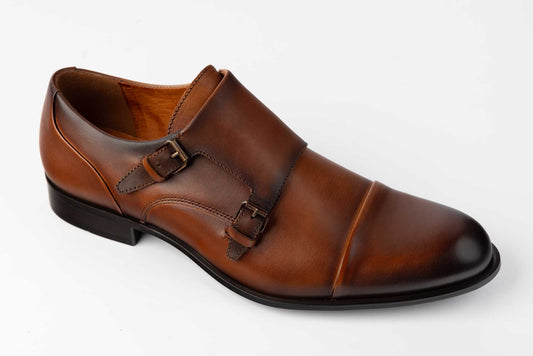 Pantofi barbati piele naturala CONHPOL 5099 Coniac