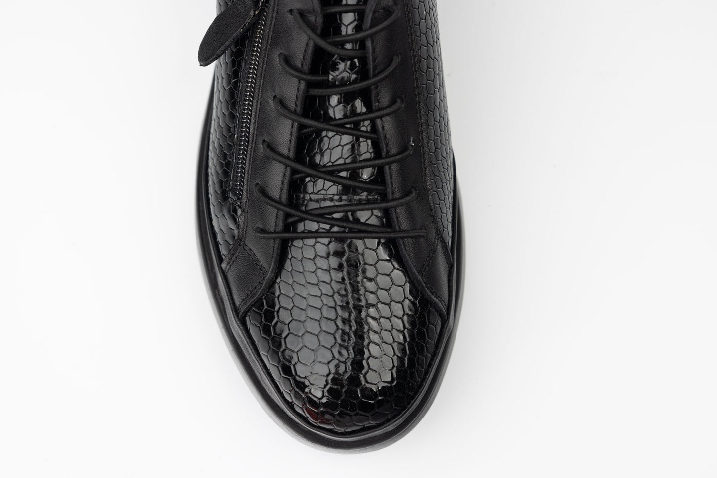 Pantofi damă piele naturală BIOFLEX 311 N croco lac