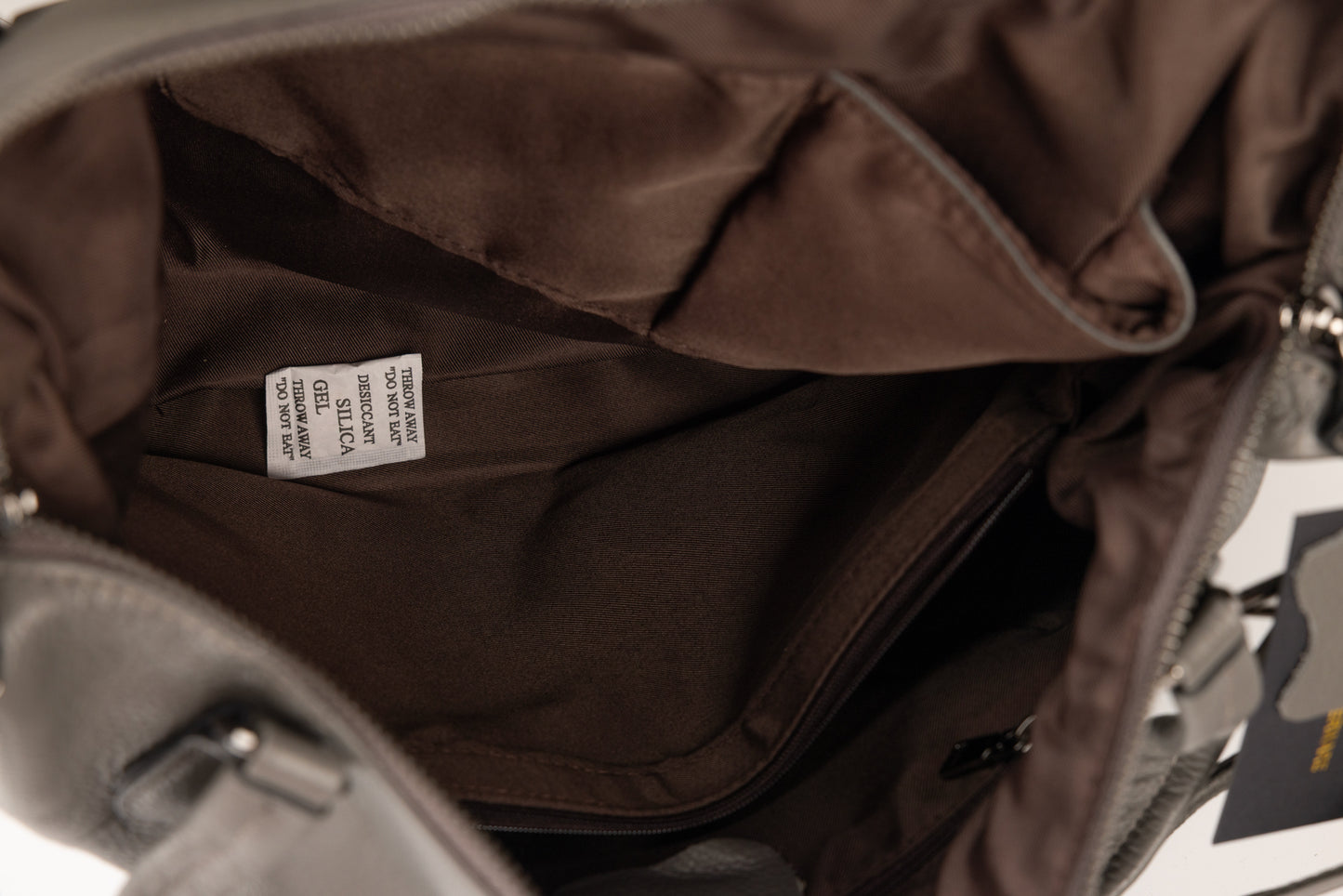 Women's genuine leather bag FENIX FASHION 2005 Grey