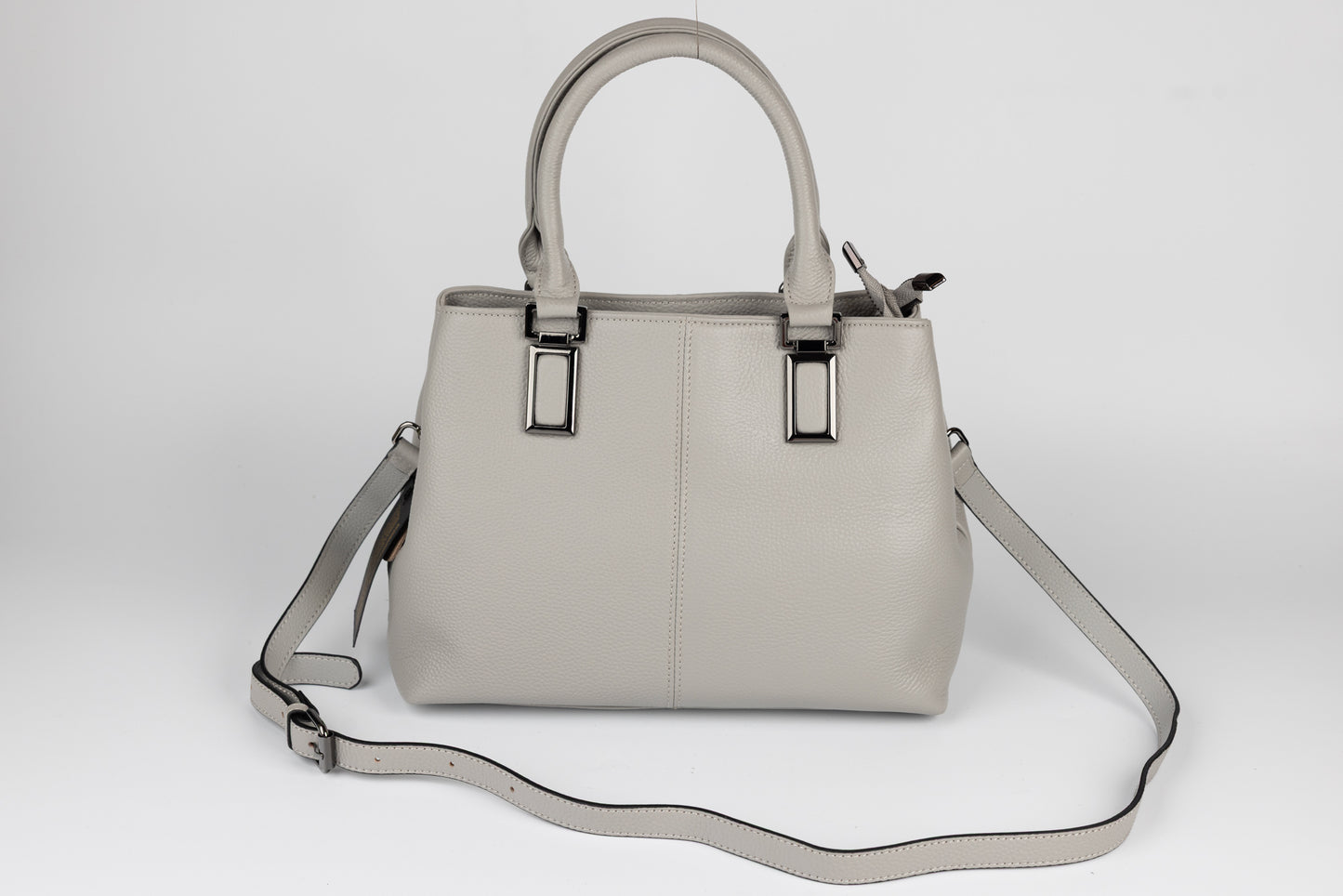 Women's genuine leather bag FENIX FASHION 8319 Grey