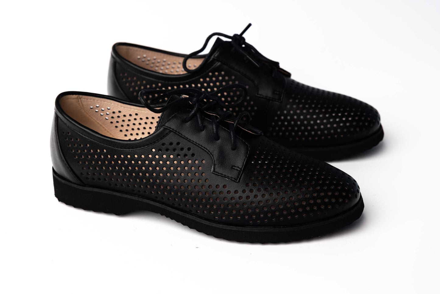 Pantofi dama piele naturala perforata  JOSE SIMON 341-108 N