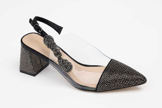 Pantofi dama decupati MENBUR 829 Negru