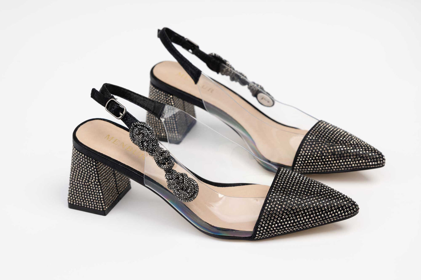 Pantofi dama decupati MENBUR 829 Negru
