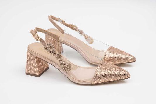 Pantofi dama decupati MENBUR 829 Rosa (roze)