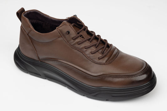 Ghete bărbați piele naturală MELS SPORT 919088 Maro