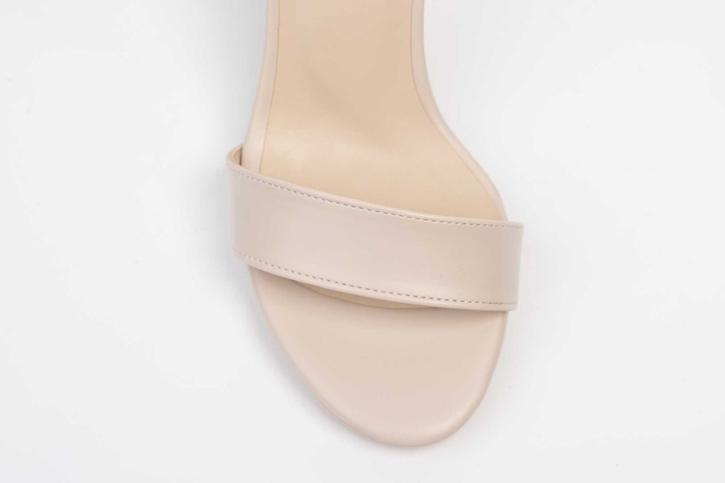 Elegant women's sandals made of eco-leather KARIN 501 Box cream