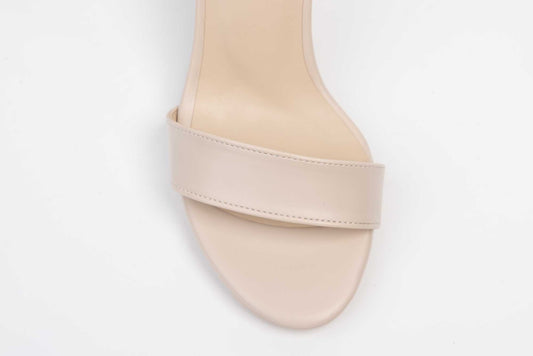 Sandale dama elegante piele ecologica KARIN 501 Crem box